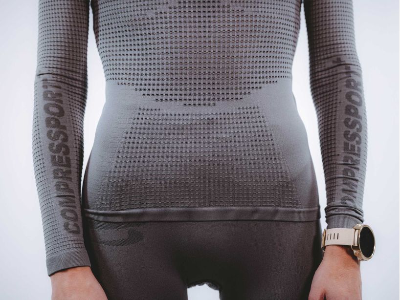 ON/OFF BASE LAYER LS TOP W - GREY